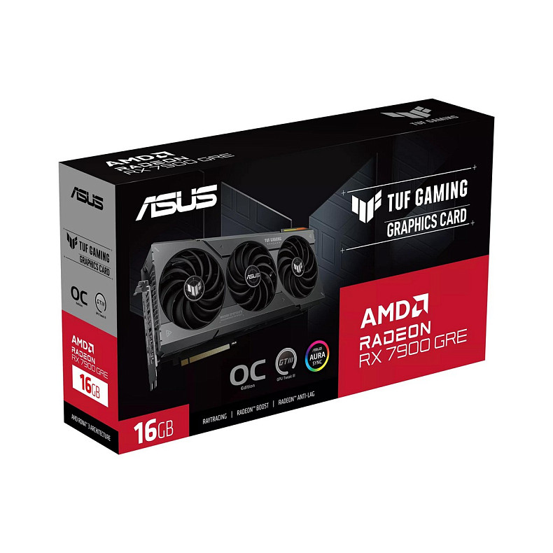 Відеокарта ASUS Radeon RX 7900 GRE 16GB GDDR6 TUF OC TUF-RX7900GRE-O16G-GAMING