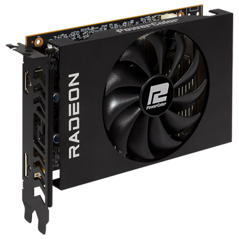 Відеокарта PowerColor AMD Radeon RX 6400 ITX 4GB GDDR6 PowerColor (AXRX 6400 4GBD6-DH)