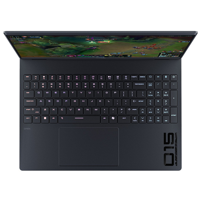 Ноутбук HP HyperX OMEN 15-gb0060ua 15.3" 2K IPS, 300n/Ryzen 5 240 (5.0)/16Gb/SSD512Gb/RTX 5050,8GB/Підсв/DOS