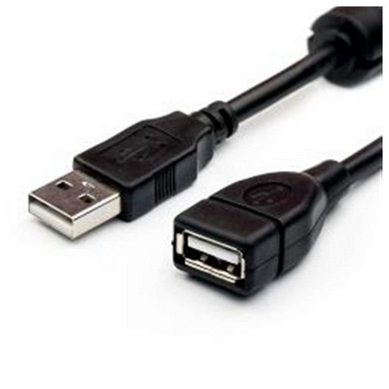 Кабель ATcom подовжувач USB2.0 AM/AF 1.5 м. ferrite core