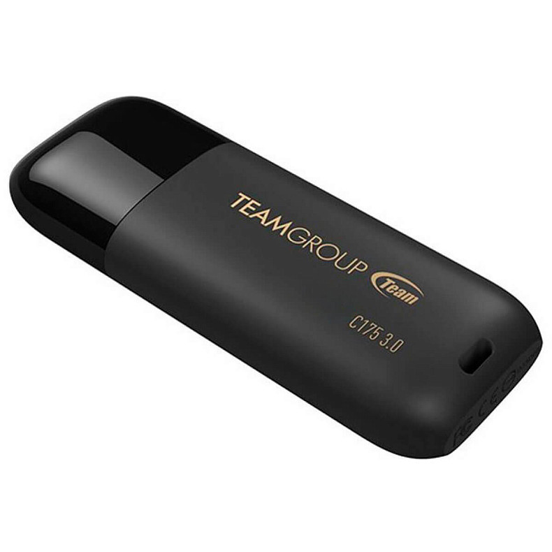 Флеш накопитель USB 3.1 64GB Team C175 Pearl Black (TC175364GB01)