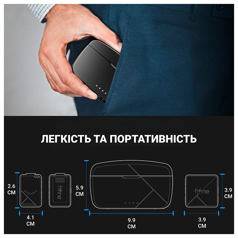 Петличный микрофон Fifine M9
