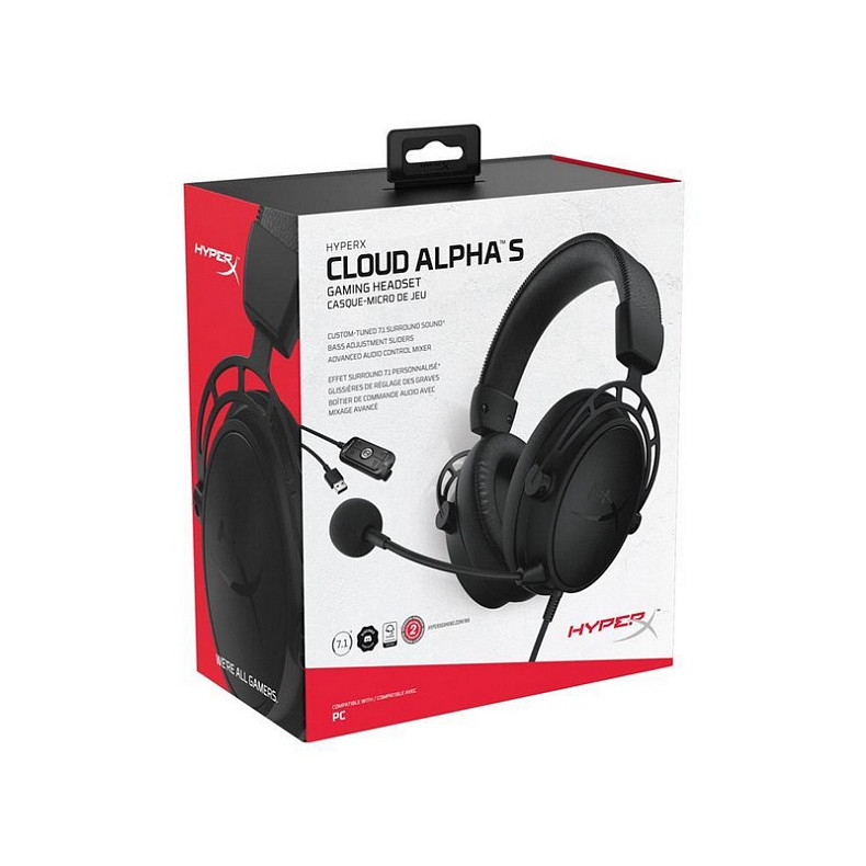 Гарнітура HyperX Cloud Alpha S Black (4P5L2AA)