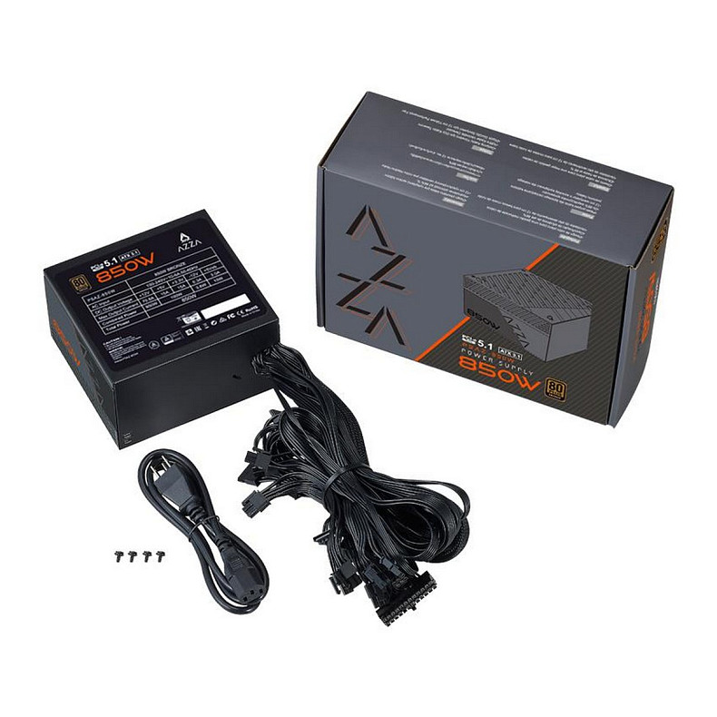 Блок питания AZZA PSAZ-850W 850W (ATX3.1)