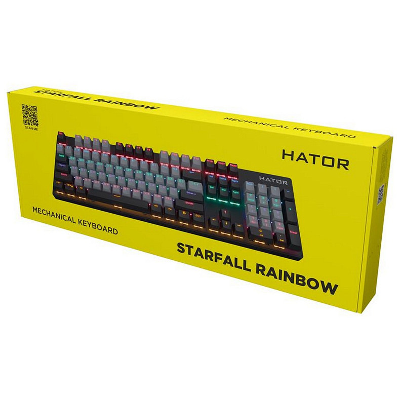 Клавиатура Hator Starfall Rainbow Origin Blue (HTK-609-BGB)