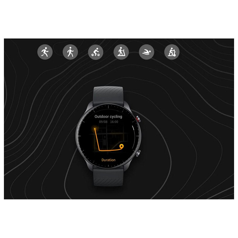 Смарт-часы Xiaomi Amazfit GTR 2 Thunder Black (New Version)