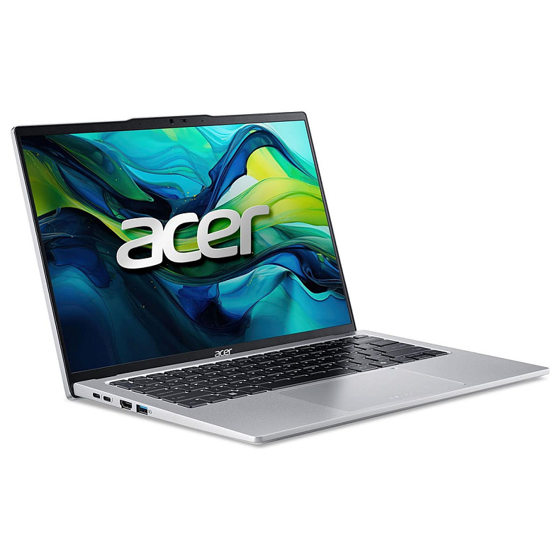 Ноутбук Acer Swift Go 14 SFG14-73 14" 2.2k IPS, Intel U5-125H, 16GB, F1TB, UMA, Lin, серебристый