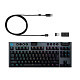 Бездротова клавіатура Logitech G915 TKL Lightspeed Wireless RGB Mechanical Carbon Clicky Switch (920-009537)