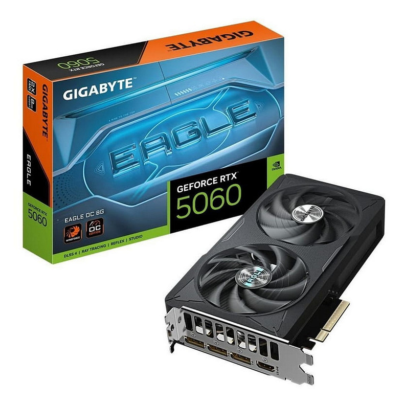 Відеокарта Gigabyte GeForce RTX 5060 Eagle OC 8GB GDDR7 (GV-N5060EAGLE OC-8GD)