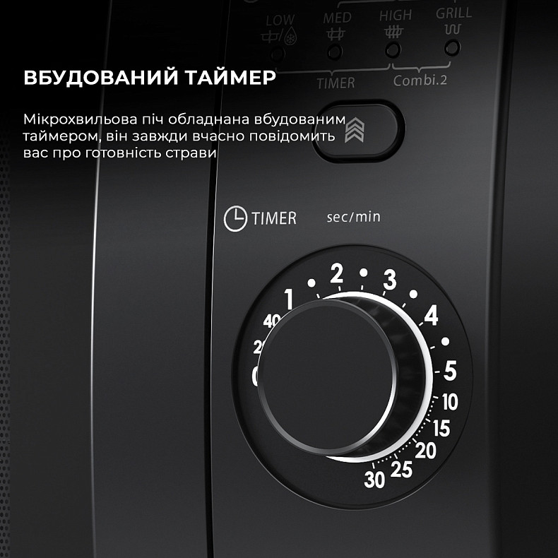 Микроволновая печь SHARP YC-GG02E-B (F00240102)