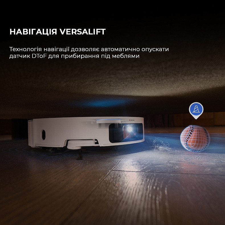 Робот-пилосос миючий Dreame Bot X50 Ultra White