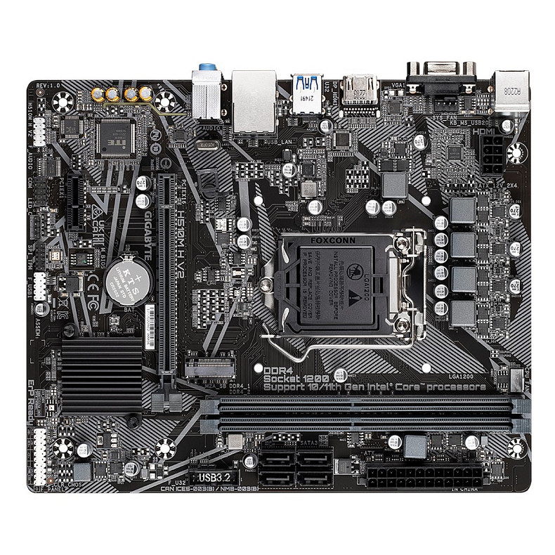 Материнська плата Gigabyte H510M H V2 Socket 1200