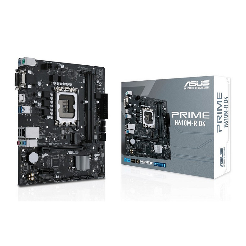 Материнська плата Asus Prime H610M D4-SI Socket 1700