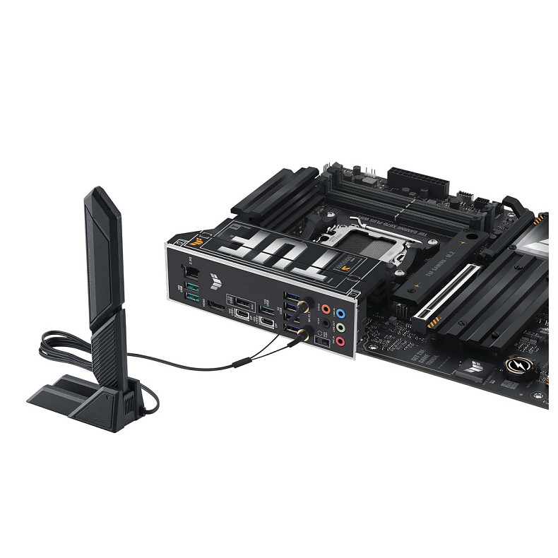 Материнская плата ASUS TUF GAMING X870-PLUS WIFI sAM5 X870 4xDDR5 M.2 HDMI WiFi BT ATX