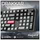 Клавиатура GamePro Asgard Drakkar Keychron Super Red Switch Black (MK305BK)