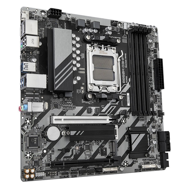 Материнська плата GIGABYTE B850M D3HP sAM5 B850 4xDDR5 M.2 HDMI DP mATX