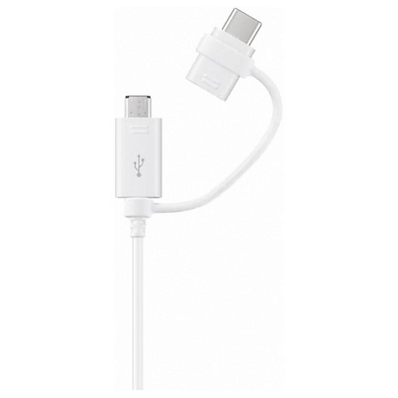 Кабель Samsung USB Combo Type-C&Micro USB, 1.5m White