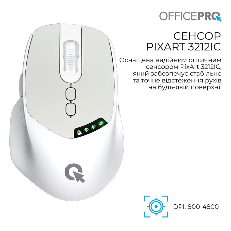 Мышь OfficePro M520W White