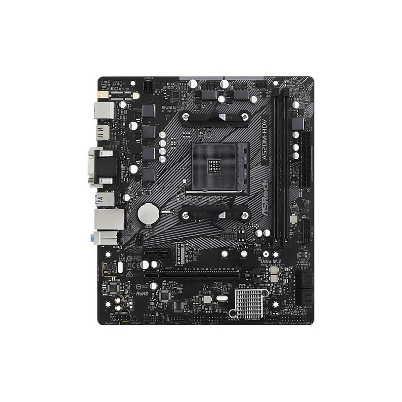 Материнська плата ASRock A520M-HDV Socket AM4