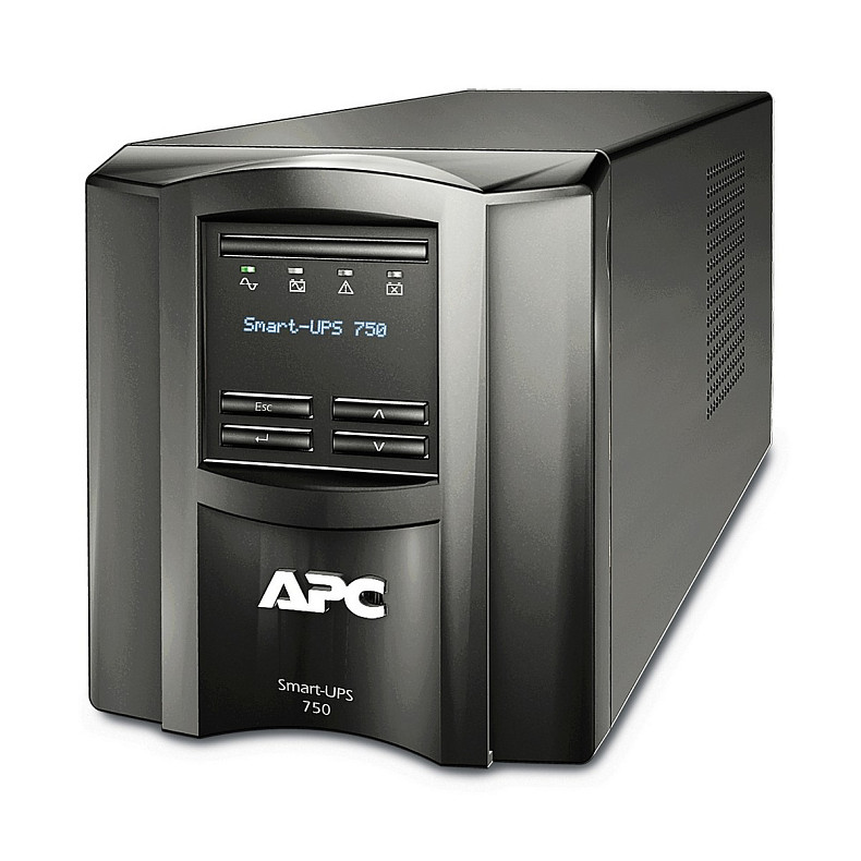 ДБЖ APC Smart-UPS 750VA/500W, LCD, USB, SmartConnect, 8xC13