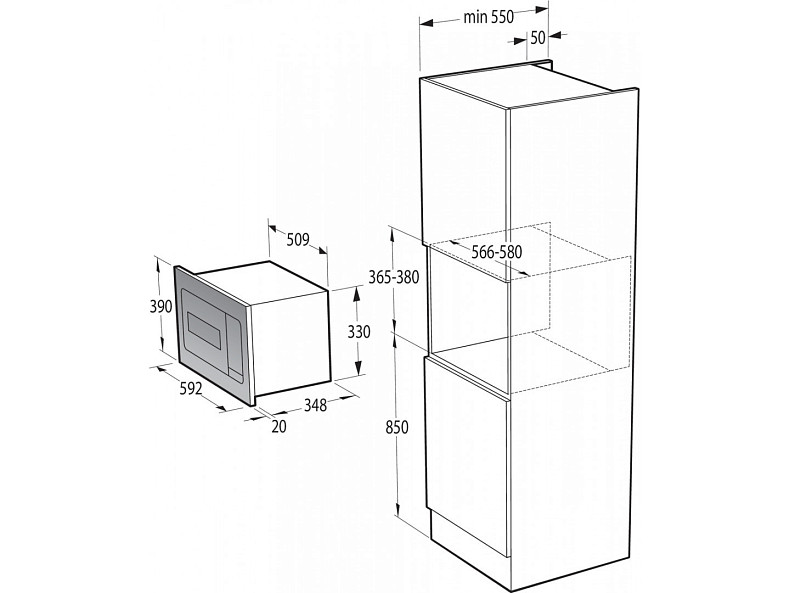 Микроволновая печь Gorenje BM235SYW