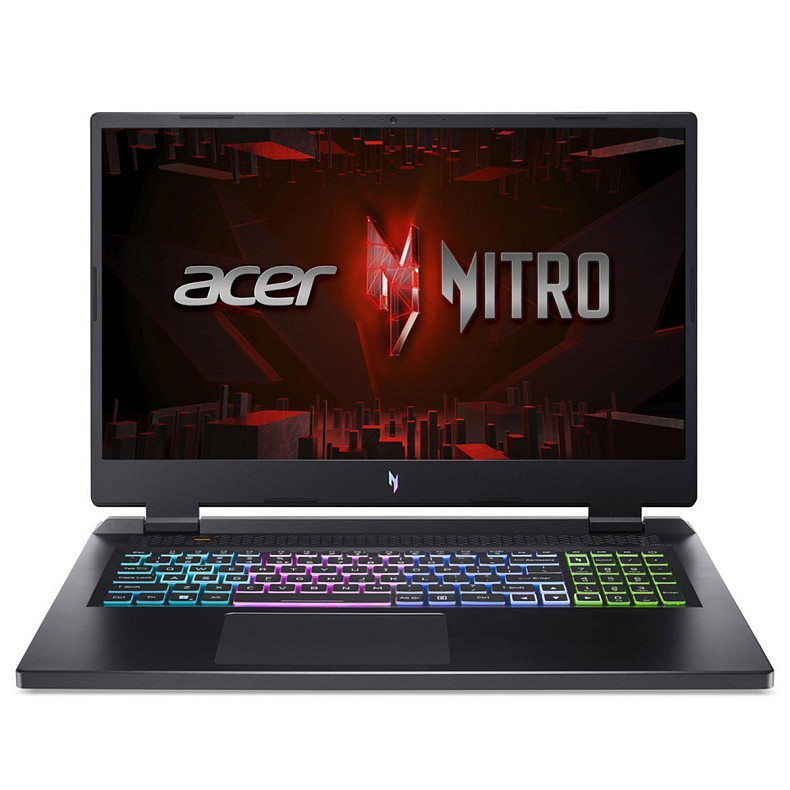 Ноутбук Acer Nitro 17 AN17-41 17.3" QHD IPS, AMD R7-7735HS, 16GB, F1024GB, NVD4050-6, Lin, черный (NH.QL1EU.001)