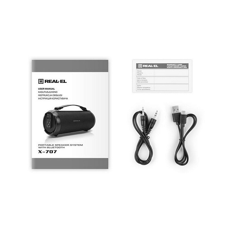 Акустическая система REAL-EL X-707 Black