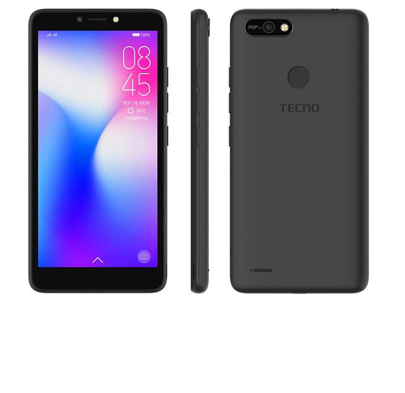 Смартфон TECNO POP 2F 1/16GB Dual SIM Midnight Black (4895180746659)