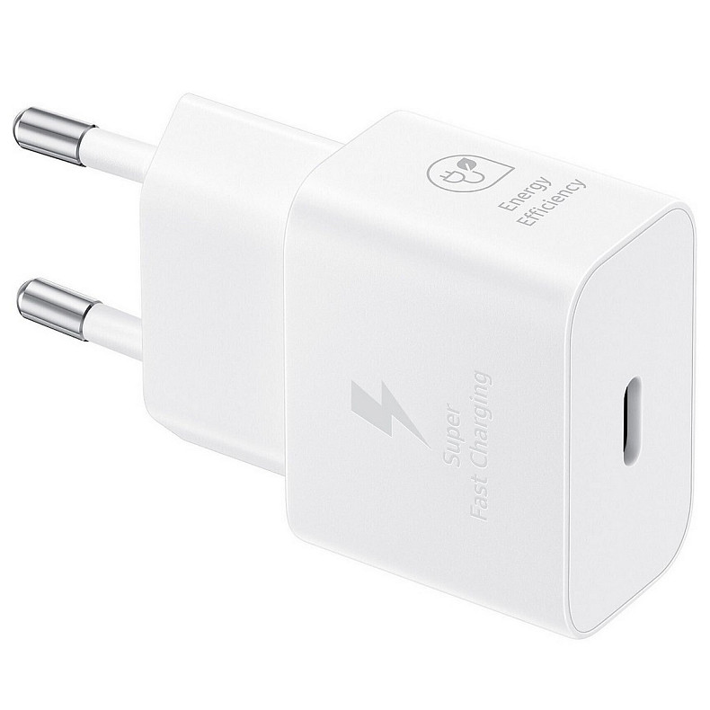 Сетевая зарядка SAMSUNG 25W Travel Adapter + Type-C cable White/EP-T2510XWEGEU