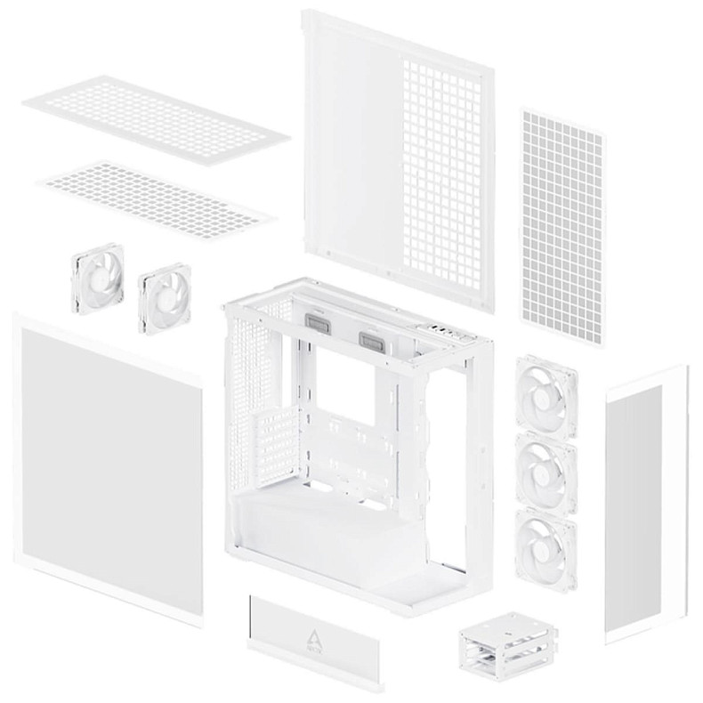 Корпус Arctic XTENDER WHT W/O PSU EATX (ACPCC00014A)