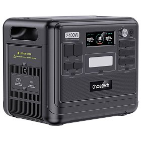 Зарядная станция Choetech BS008 2400Вт (2000Вт/ч) AC, LiFePo4, MPPT, UPS, USB-C PD100 Вт