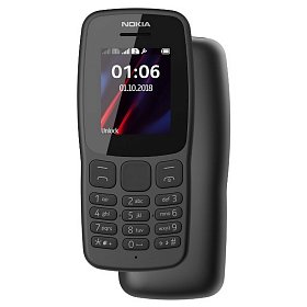 Мобильный телефон Nokia 106 New 2018 Dual Sim Grey