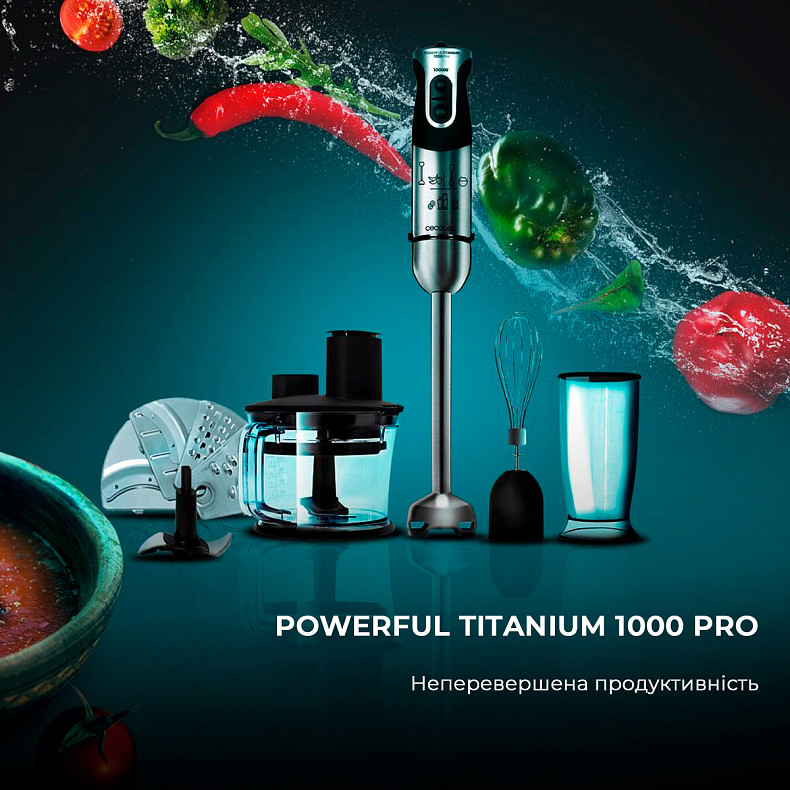 Блендер Cecotec Powerful Titanium 1000 Pro