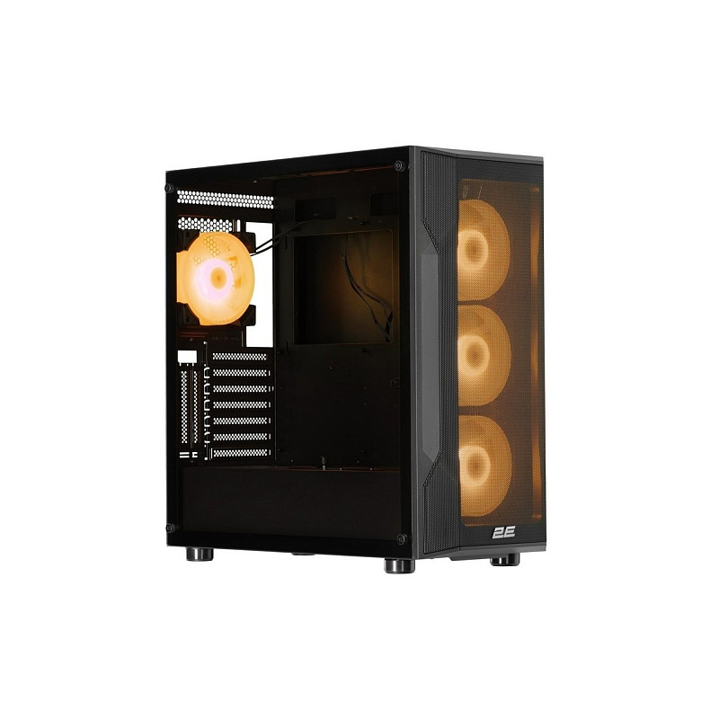 Корпус 2E Gaming Splendor G4301, без БП, 2xUSB 3.0, 1xUSB Type-C, 4x120mm ARGB, controller with remote
