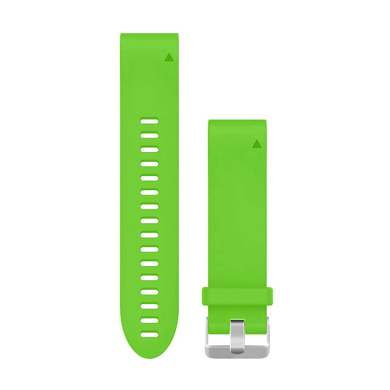 Силіконовий ремінець QuickFit 20 Smooth Silicone Band Green