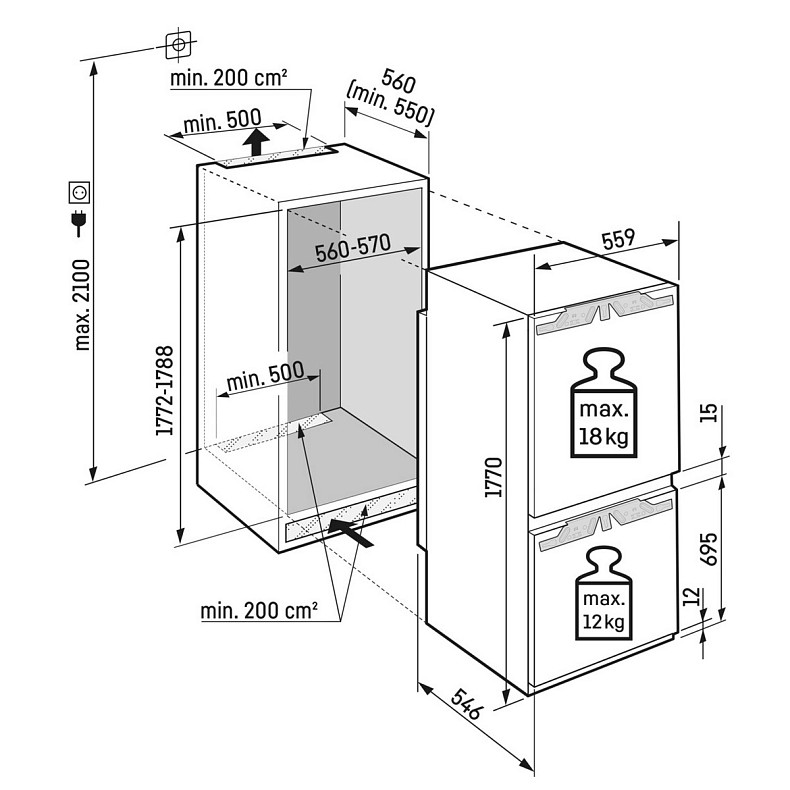 Холодильник Liebherr ICND5133