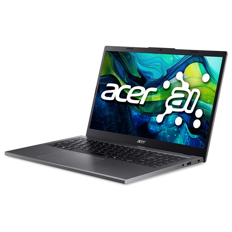 Ноутбук Acer Aspire 15 A15-61M 15.6" IPS FHD, AMD R7-8840HS, 16GB, F1TB, UMA, Lin, серый