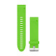 Силиконовый ремешок для GARMIN QuickFit 20 Smooth Silicone Band Green
