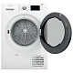 Сушильная машина Whirlpool тепловой насос, 9кг, A++, 65см, дисплей, черный люк, белый