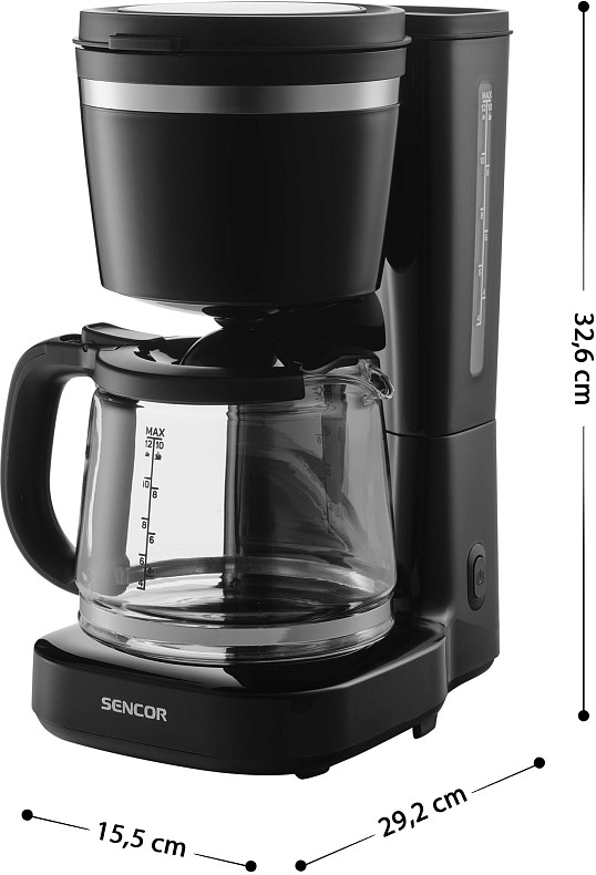 Кофеварка капельная Sencor SCE 2710BK