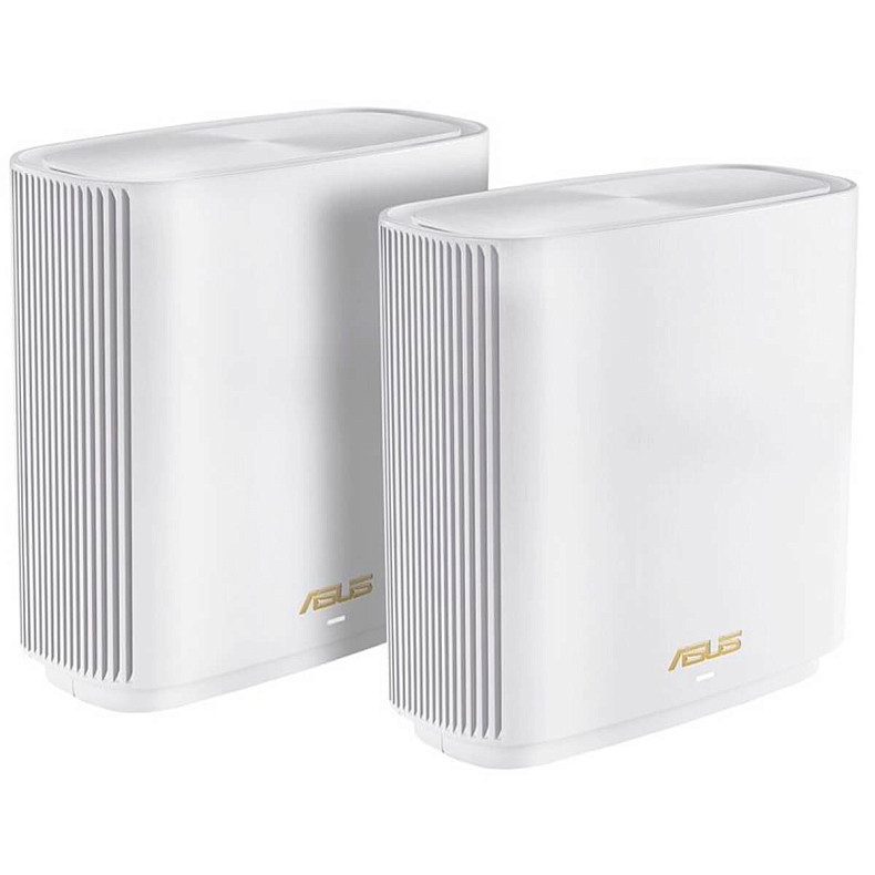 WiFi MESH система ASUS ZenWiFi XT9 2PK AX7800 3xGE LAN 1x2.5GE WAN 1xUSB 3.2 MU-MIMO OFDMA MESH white