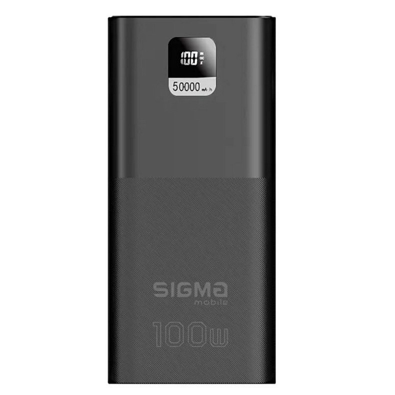 Универсальная мобильная батарея Sigma mobile X-Power SI50A6QLX 50000mAh Black (4827798741313)