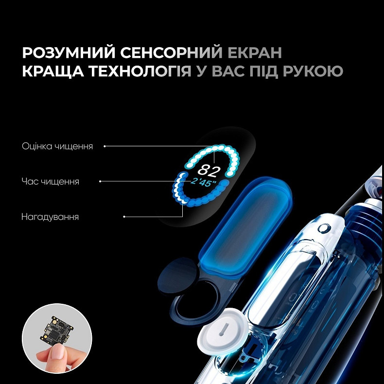 Электрическая зубная щетка Oclean X Pro Elite Set Grey