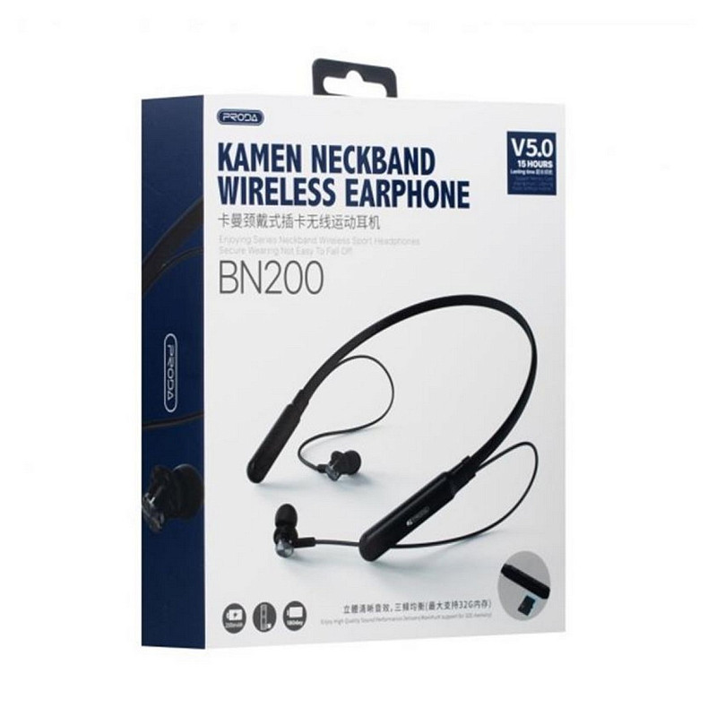 Bluetooth-гарнитура Proda Kamen Neckband Sports PD-BN200 Tarnish (PD-BN200-TR)