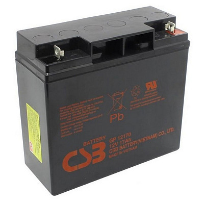 Аккумуляторная батарея CSB 12V 17AH AGM (GP12170B1/11644)
