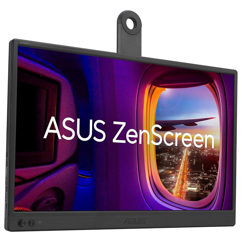 Монітор портативний Asus 15.6" ZenScreen MB169CK mHDMI, 2xUSB-C, IPS, Cover