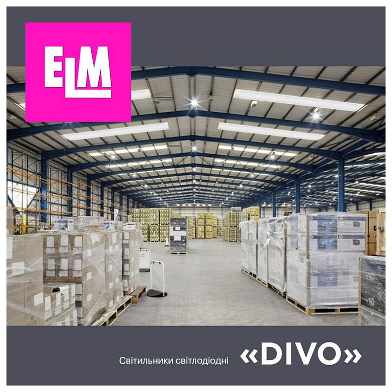 Светильник накладной светодиодный с рассеивателем ELM Divo 36W 6500К 26-0101