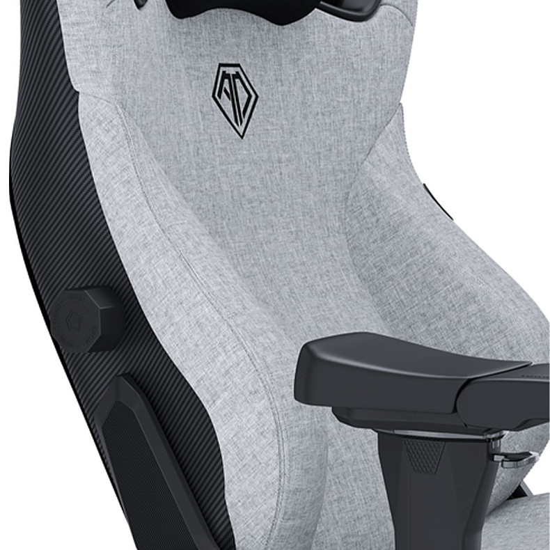 Крісло ігрове Anda Seat Kaiser 3 Pro Fabric Gray Size XL