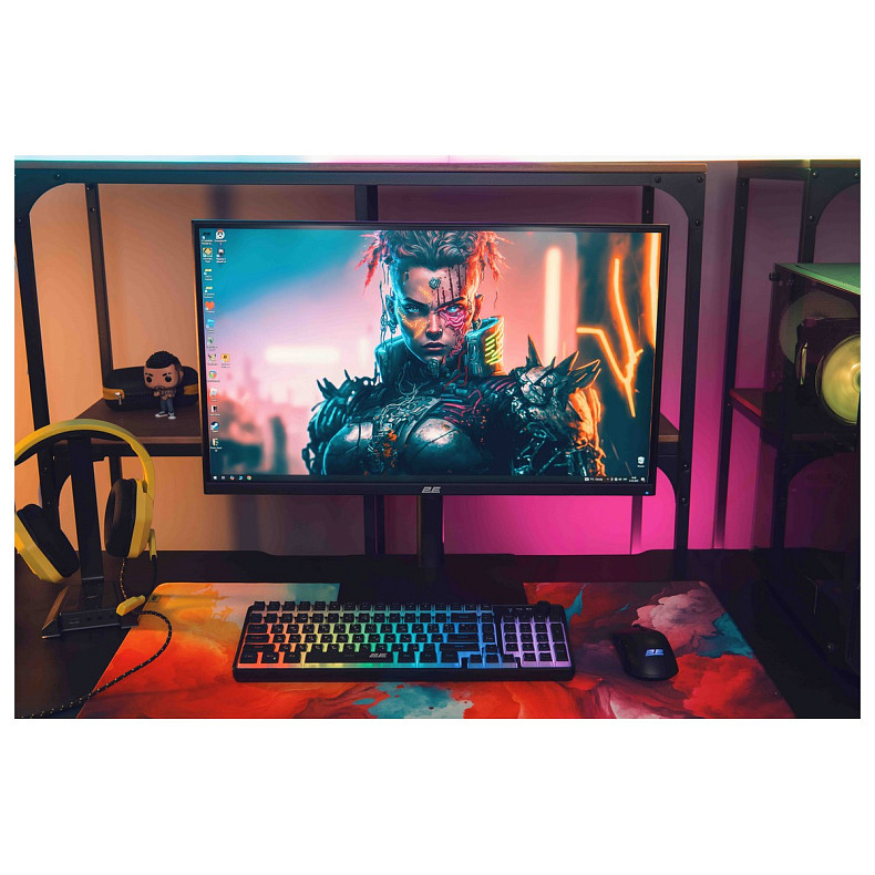 Монітор 2E GAMING 27" G2724B 2xHDMI, DP, IPS, 2560x1440, 180Hz, 1ms, FreeSync, HAS