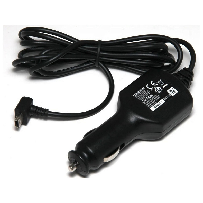 Автомобільний зарядний пристрій Garmin TA10 GPS Car Charger (1A) Black (320-00239-80) + кабель